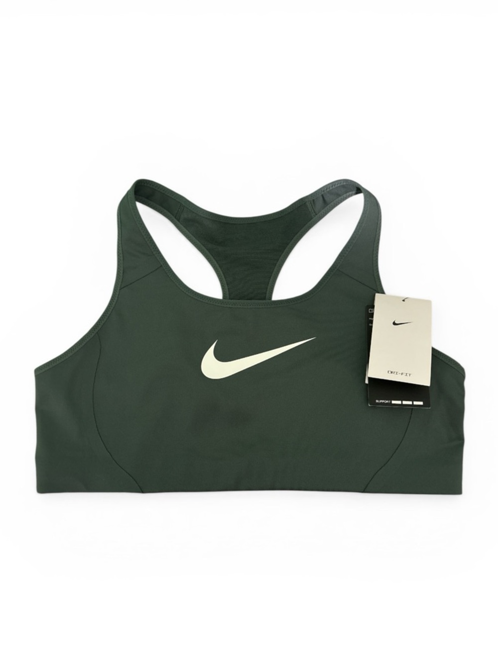Nike Dri-FIT high support  Women's Dark Green Sports Bra